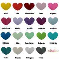 Motivperle Holz großes Herz